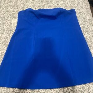 A New Day Vibrant Blue A-Line Mini Dress